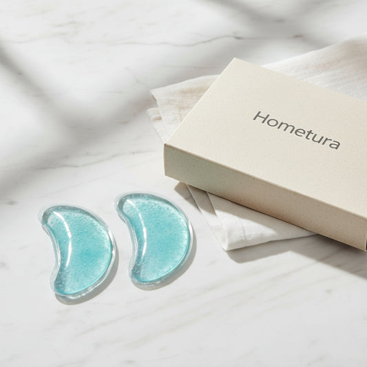 Reusable Ice Gel Eye Pack Cooling Hot Cold Compress Gel Eye Pad for Eye Strain Swelling Dark Circle Hot Cold Compress Eye Pad